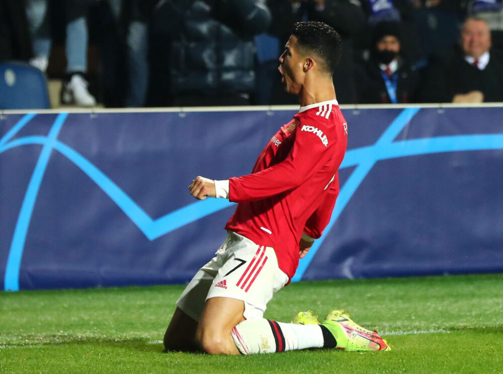 Ronaldo brace rescues point for Manchester United against Atalanta